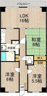 PHOENIX COURT 交野Iの間取り画像