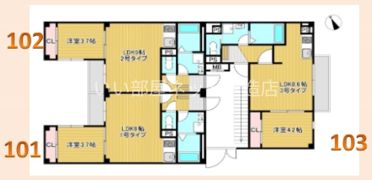wiz Abenoの間取り画像