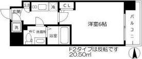 エスリード梅田グランノースの間取り画像