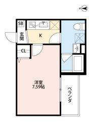 Willet’s 岸田堂（ウィレッツキシダドウ）の間取り画像