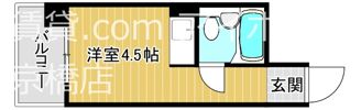 朝日プラザアクシス城東の間取り画像