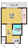 三恵ガーデンハイツの間取り画像