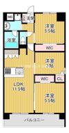 アーバネックス中崎町IIの間取り画像