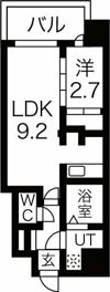 ミラージュパレス都島本通の間取り画像