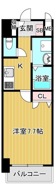 La Douceur梅田Eastの間取り画像
