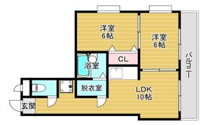 エクレーヌ橋本の間取り画像