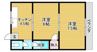 第3ロックマンションの間取り画像