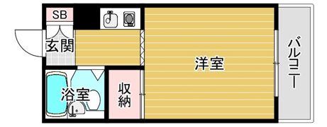 ハイツしらゆりの間取り画像
