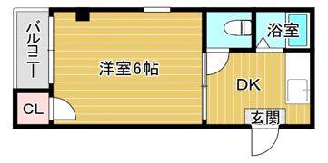 リバティ都島の間取り画像