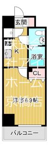 レジュールアッシュ大阪城NORDの間取り画像