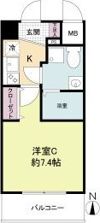 セレニテ桃谷の間取り画像