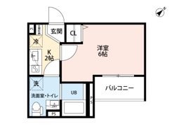 CRASTINE新森2丁目（クラスティーネシンモリニチョウメの間取り画像