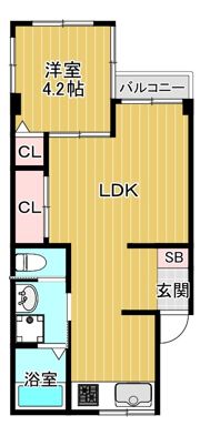 丸山マンションの間取り画像