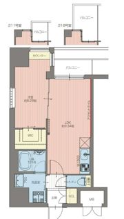 Vinoプレジオ本町の間取り画像