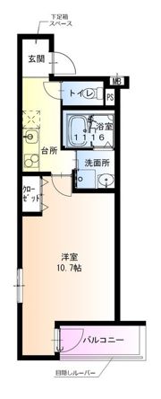 フジパレス住吉長居I番館の間取り画像