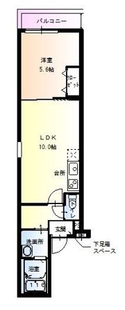 フジパレス沢ノ町V番館の間取り画像