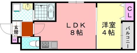 H-maison加美正覚寺XIIの間取り画像