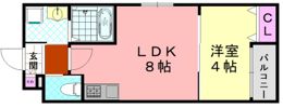 H-maison加美正覚寺XIIの間取り画像