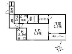 チェリーブロッサムIII番館の間取り画像