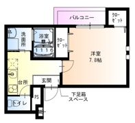 フジパレス加美駅南II番館の間取り画像