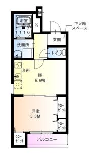 フジパレス加美駅南II番館の間取り画像