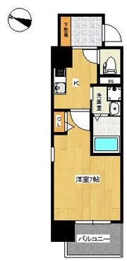 SWISS梅田東の間取り画像