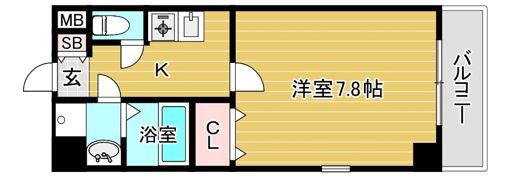 ラプランシュ御幸の間取り画像