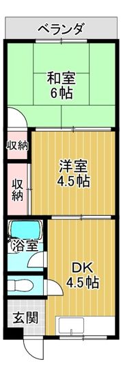 前岡マンションの間取り画像