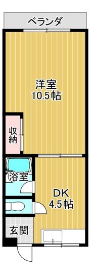 前岡マンションの間取り画像