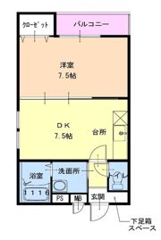 フジパレス山之内の間取り画像