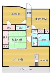 グランアッシュ野江の間取り画像