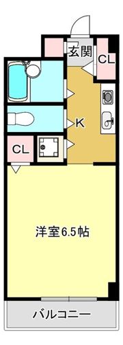 エトワール北梅田の間取り画像