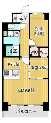 フォーリアライズ京橋の間取り画像