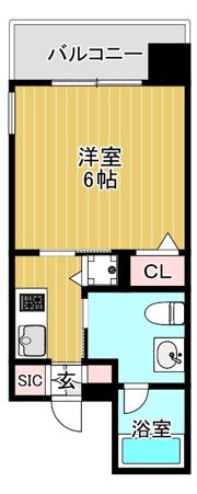 アリエ大阪城北の間取り画像