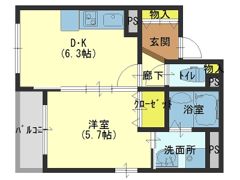 ティベルデの間取り画像