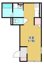 ダイヤモンドフジ鶴橋ゴールドの間取り画像