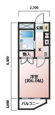 グランデール平野の間取り画像