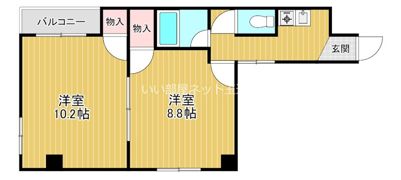 ウエストリバープラザの間取り画像
