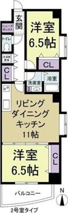 ラ・フォーレ放出の間取り画像