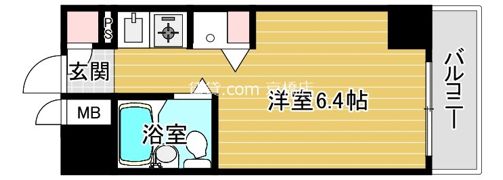 朝日プラザ都島本通パサージュの間取り画像