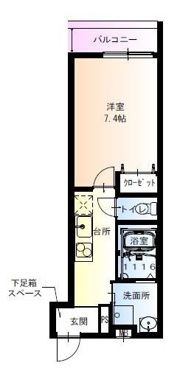 フジパレスあびこ駅東V番館の間取り画像