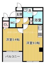 エグゼ大阪城南の間取り画像