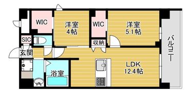 セントリヴィエ大阪梅田の間取り画像