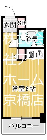 朝日プラザアクルス城東の間取り画像
