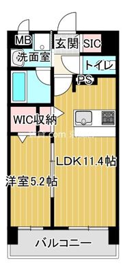 ソレイユ ルヴァンの間取り画像