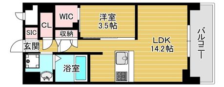 セントリヴィエ大阪梅田の間取り画像