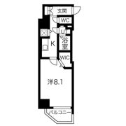 ワールドアイ天王寺ミラージュの間取り画像