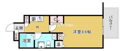 グラマシー京橋の間取り画像