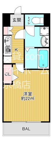 グランピア関目の間取り画像