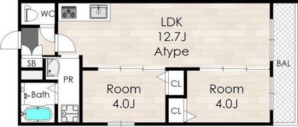 AVANTIO小路（アバンティオショウジ）の間取り画像